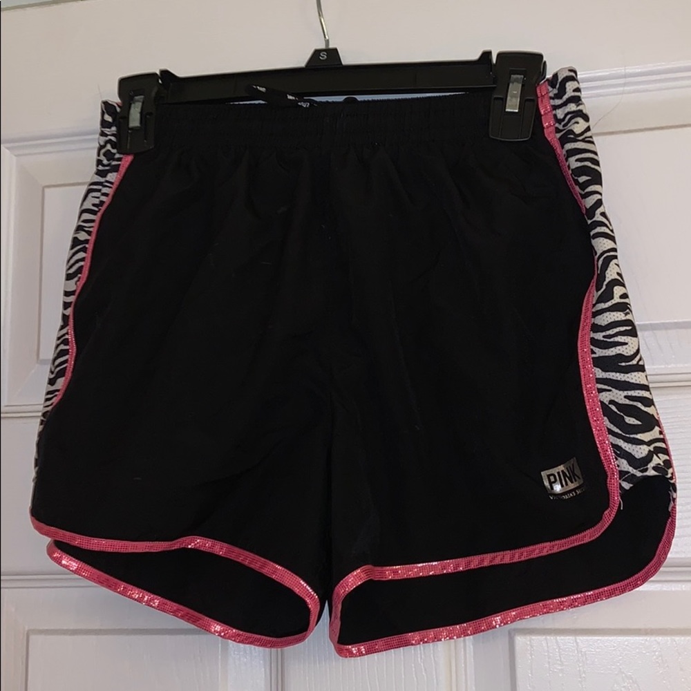 Victoria’s Secret Pink Zebra Running Shorts